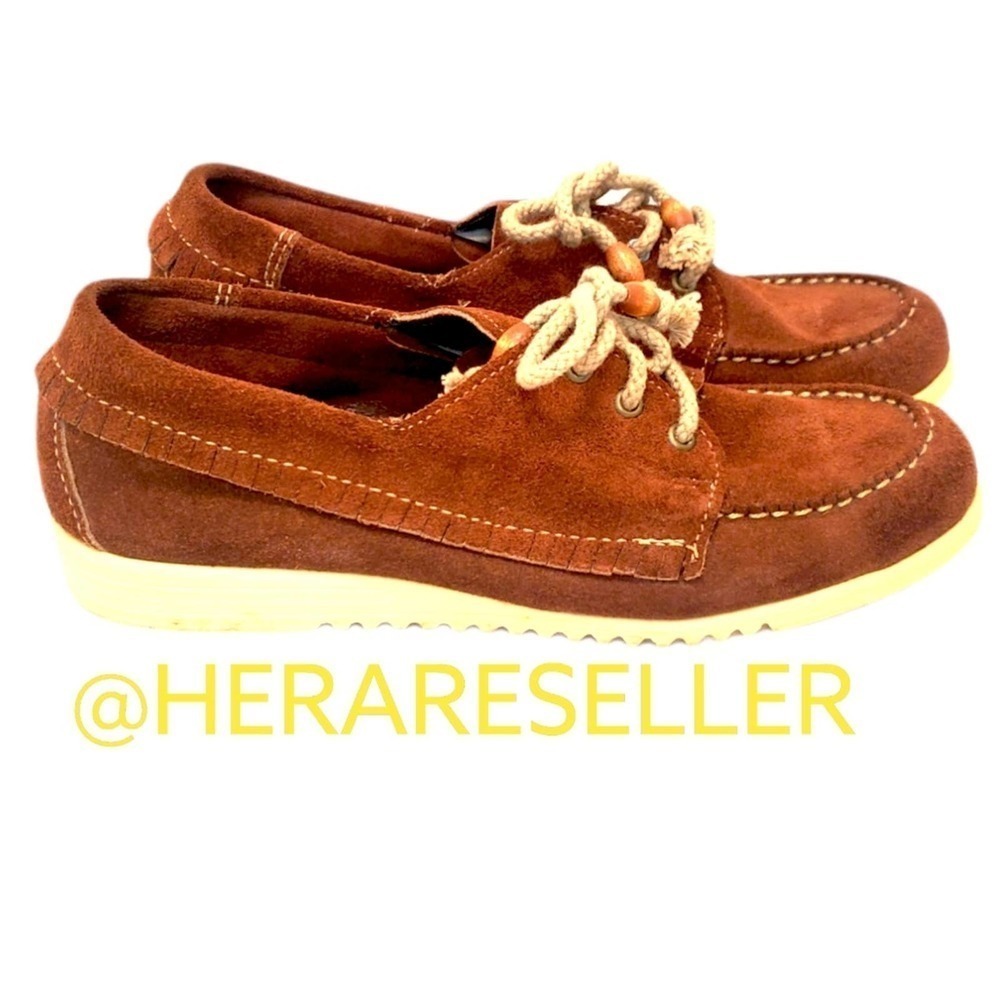 Morgan Quinn Vintage Brown Men Slip On Shoes size 8.5